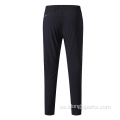 Pantalones de pista de corredera de entrenamiento sincero y seco